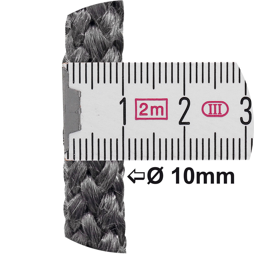 Ofendichtschnur inkl. Kleber, Kaminreparaturset Länge 2,5 m in der Größe 10mm