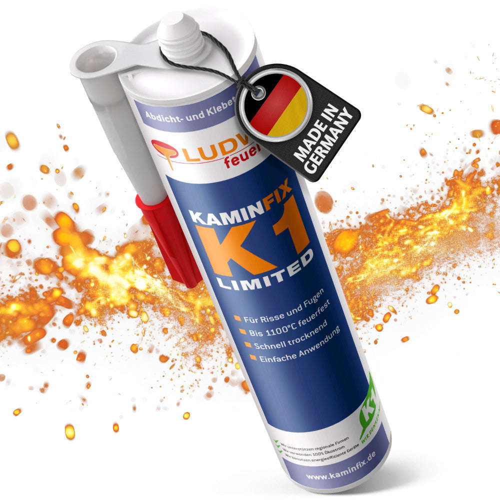 Profi Vermiculit und Brandschutzkleber Kaminfix K1 Limited 1000°C zum verkleben von Vermiculit- Platten