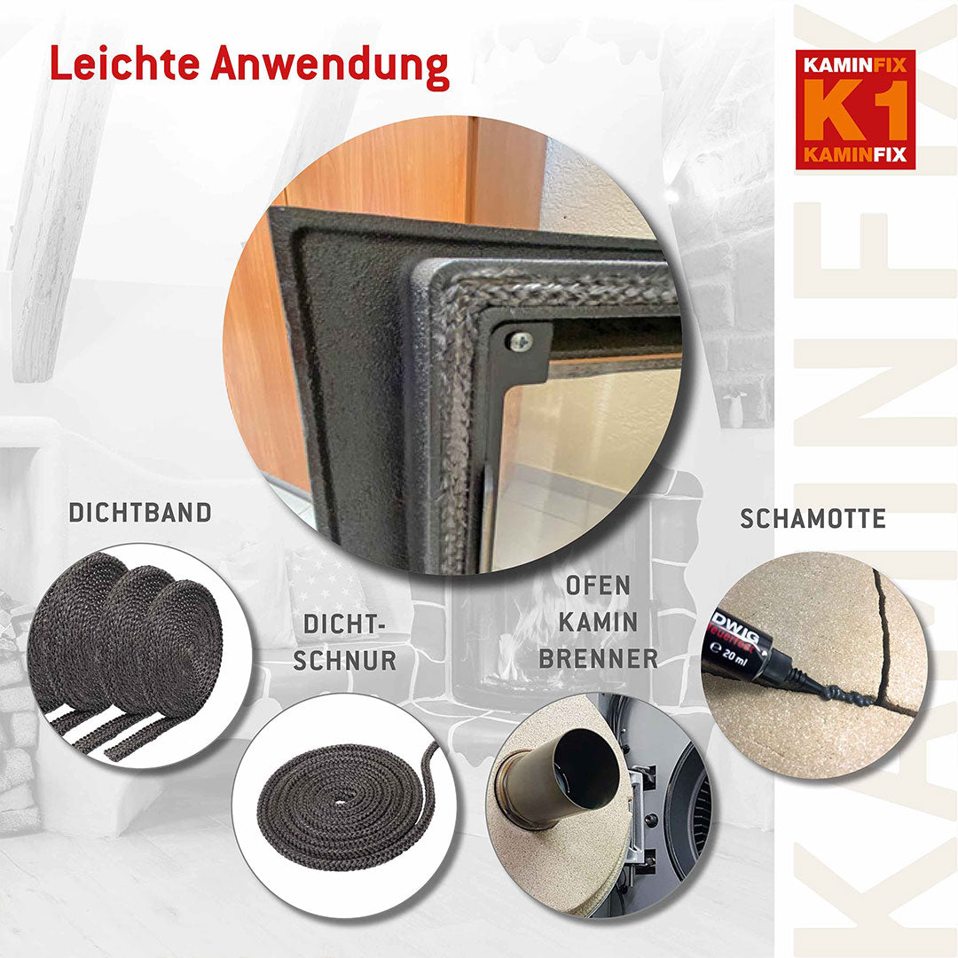 Spezialkleber für Ofendichtschnüre 20 ml bis 1000°C