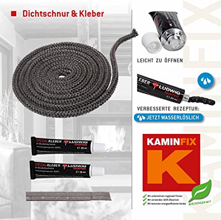 Ofendichtschnur 2,5 m inkl. Kleber
