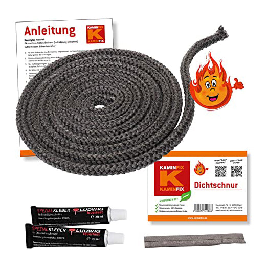 Ofendichtschnur 2,5 m inkl. Kleber