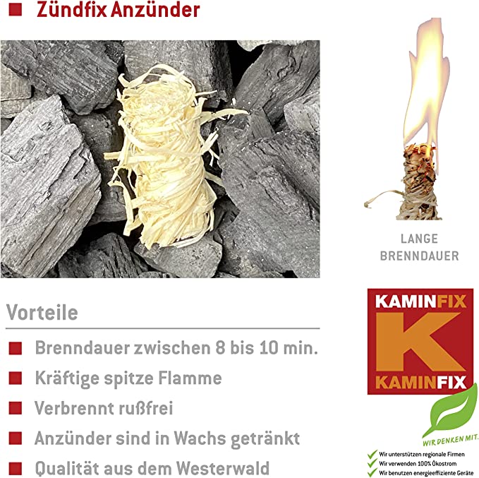 durch ofen holzbrikett brennstoffe  fire-stick holzwolle-anzünder holzwolle anzünder kaminofen